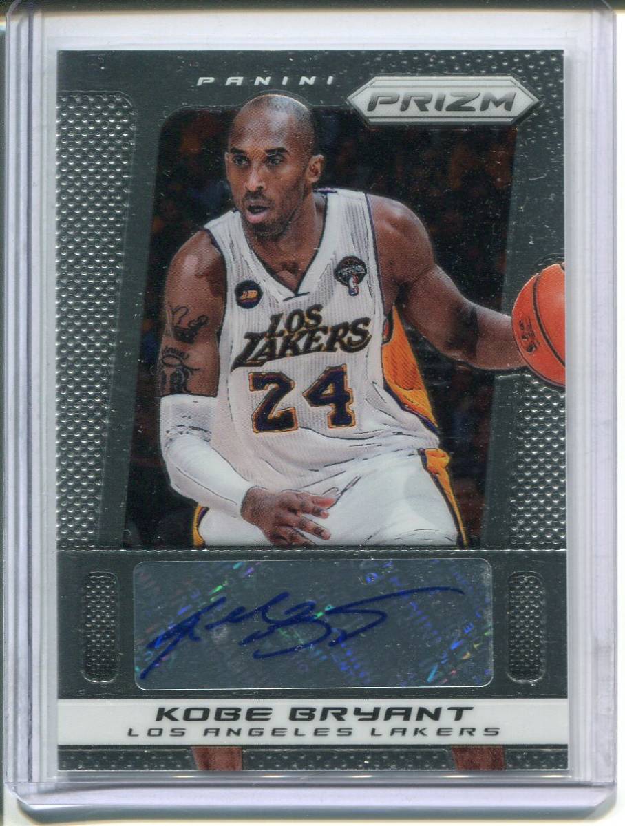 2013-14 PANINI PRIZM KOBE BRYANT Signatures オート