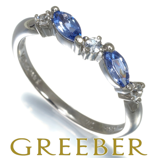 ヴァンドーム リング タンザナイト サファイア 9.5号 Pt950 BLJ 大幅値下げ品