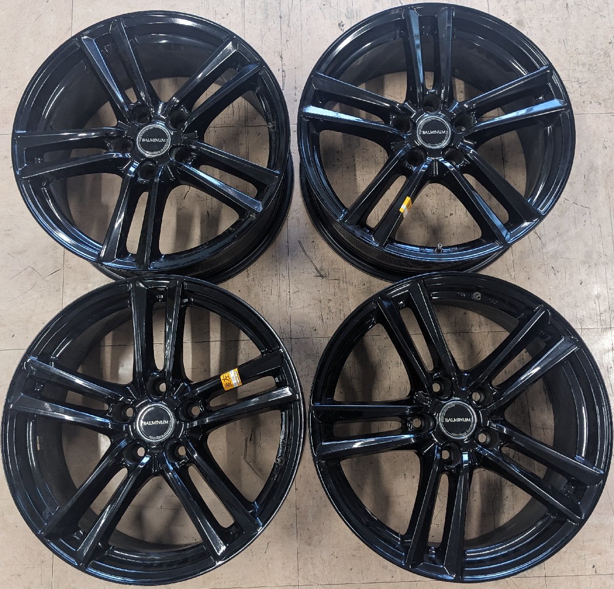 ☆大田原店☆送料無料☆BALMINUM S5 バルミナ 18インチ7.5J 5穴120 + 