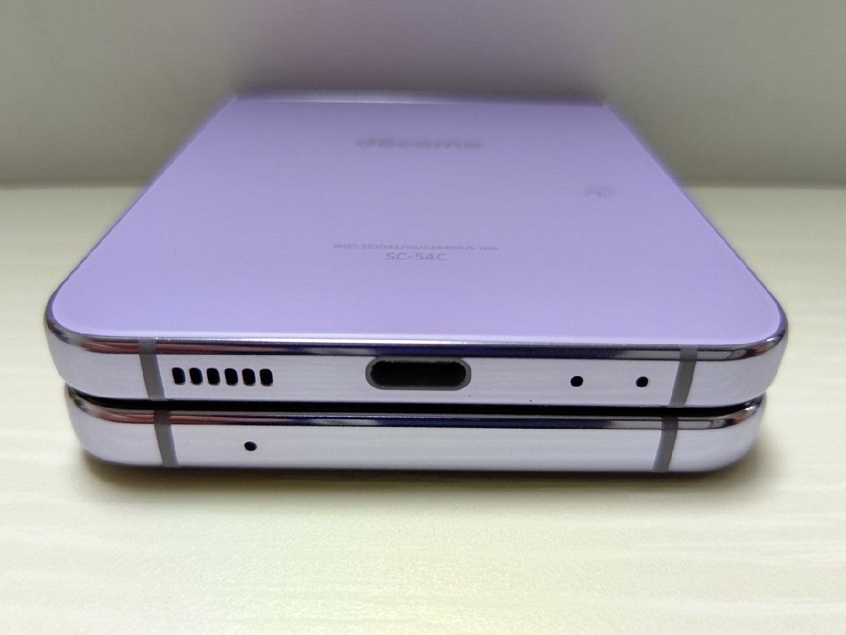 ☆【33326WM】 ジャンク docomo SC-54C SAMSUNG Galaxy Z flip 4 ボラ