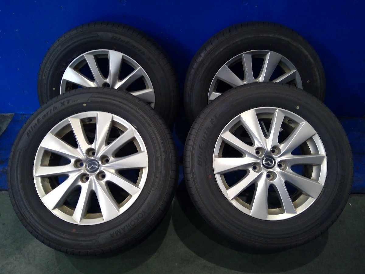 H)マツダ 美品 KF系 CX-5純正 225/65R17 2022年バリ山スタッドレス