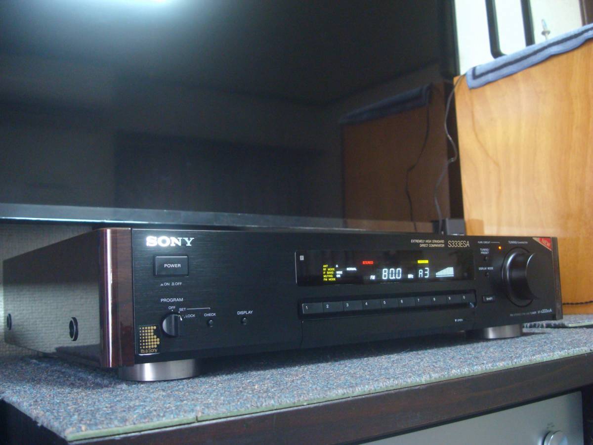 SONY ST-S333ESA FM/AM TUNER メンテナンス、調整済完動品 (中古品