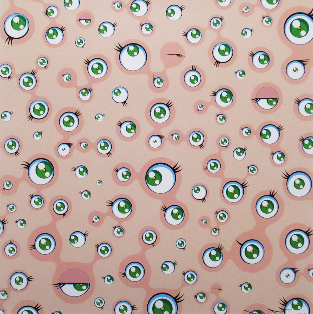 ☆村上隆☆「Jellyfish Eyes」真作保証 人気の村上作品 本人サイン有り