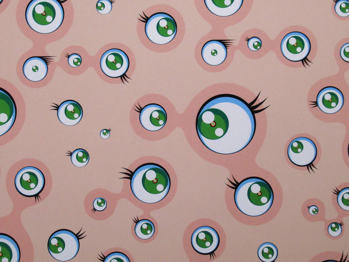 ☆村上隆☆「Jellyfish Eyes」真作保証 人気の村上作品 本人サイン有り