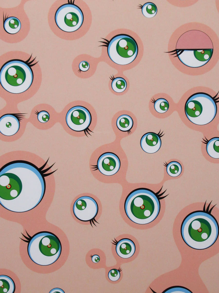 ☆村上隆☆「Jellyfish Eyes」真作保証 人気の村上作品 本人サイン有り