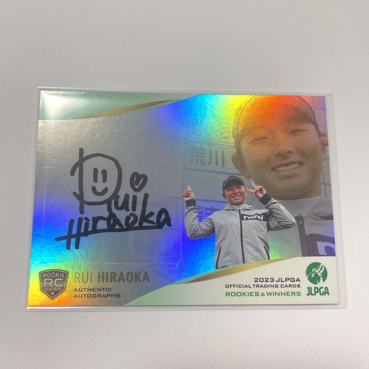 EPOCH 2023 JLPGA 女子プロゴルフ ROOKIES & WINNERS 直筆サインカード パラレル版 平岡瑠依 55枚限定