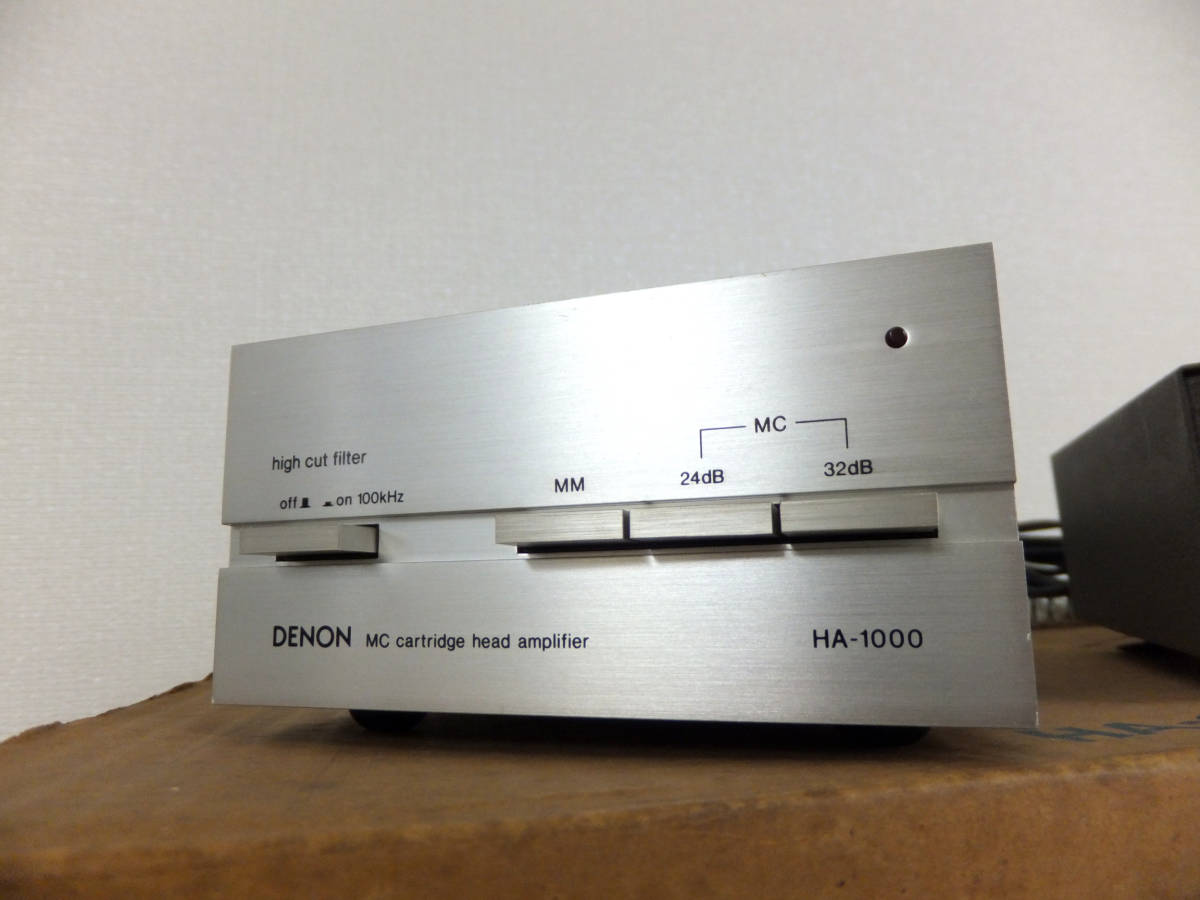 ジャンク品 DENON HA-1000 MCカートリッジヘッドアンプ □□DENON HA