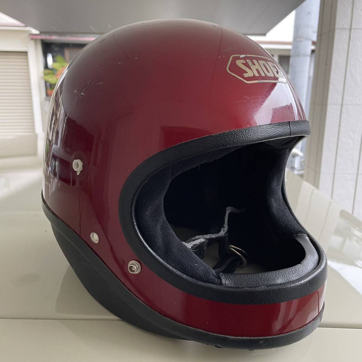 当時物】希少Sシェル 族ヘル SHOEI ショウエイ S-20 ビンテージ ※ 昭栄 