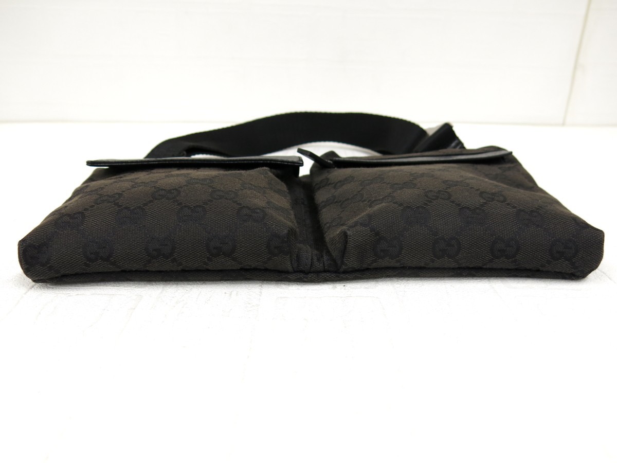 GUCCI グッチ◇メンズ◇GGキャンバス カーフ レザー 本革◇ボディ