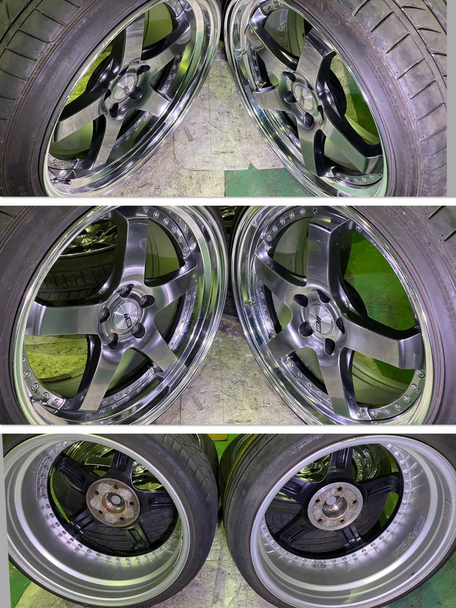 プロフェッサー ssr sp4 2本 18インチ 9j+37 114.3 ホイールのトータル