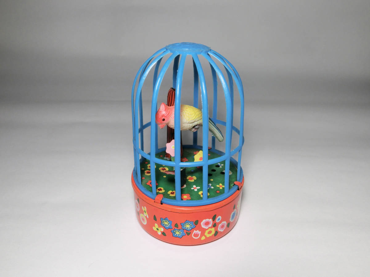 【安い，HOT】 米屋/鳥籠の鳥/当時物/ゼンマイ/ブリキ玩具/日本製/鳥/動物/昭和レトロ(動物)｜売買されたオークション情報、yahooの商品情報をアーカイブ公開 - オークファン 動物