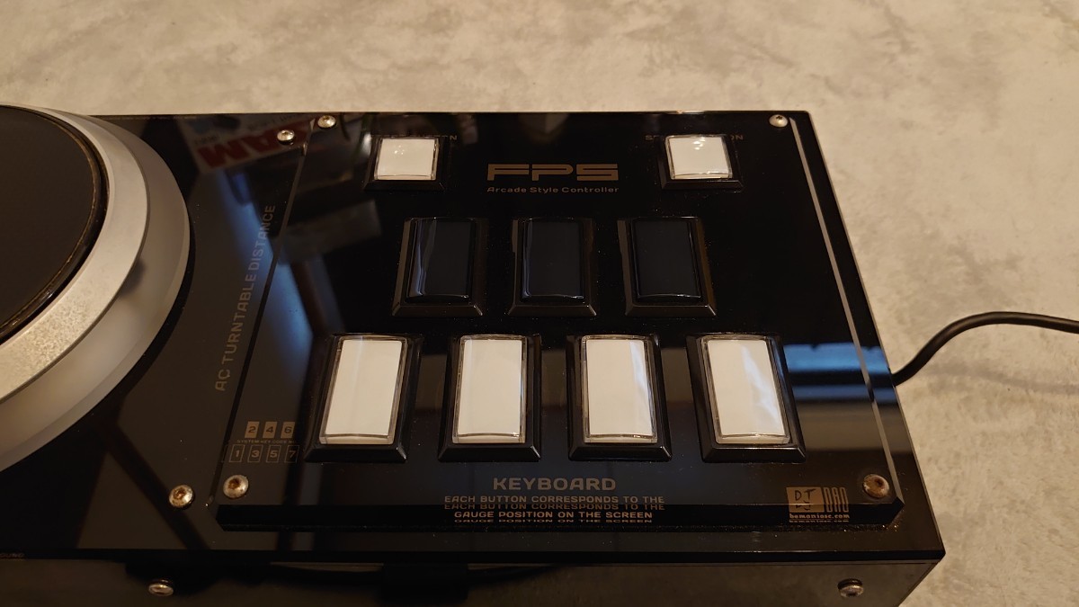 ビートマニア DAO FPS コントローラー beatmania 中古美品】DJ DAO FPS beatmania KONAMI ビートマニア IIDX 専用
