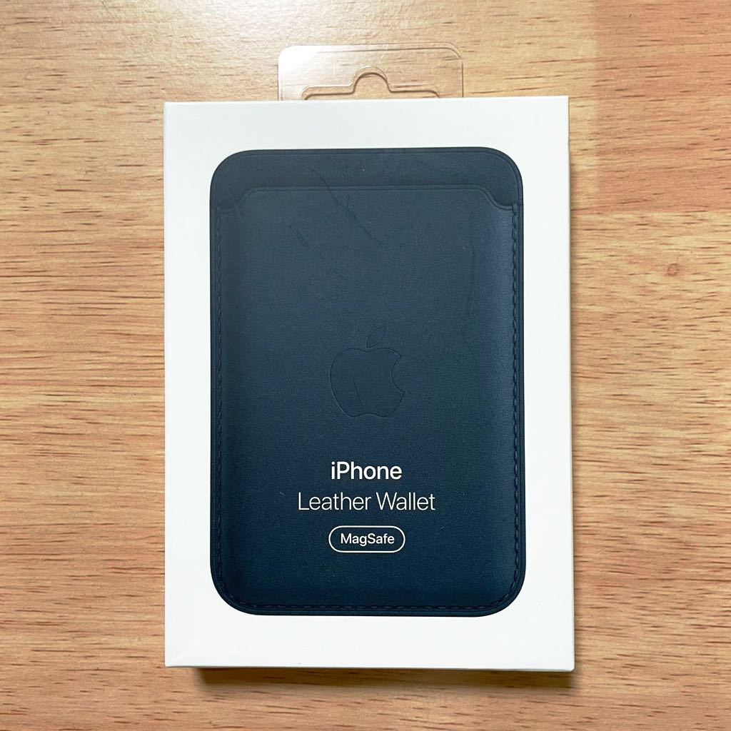 Apple アップル 純正 MagSafe対応iPhoneレザーウォレット 純正