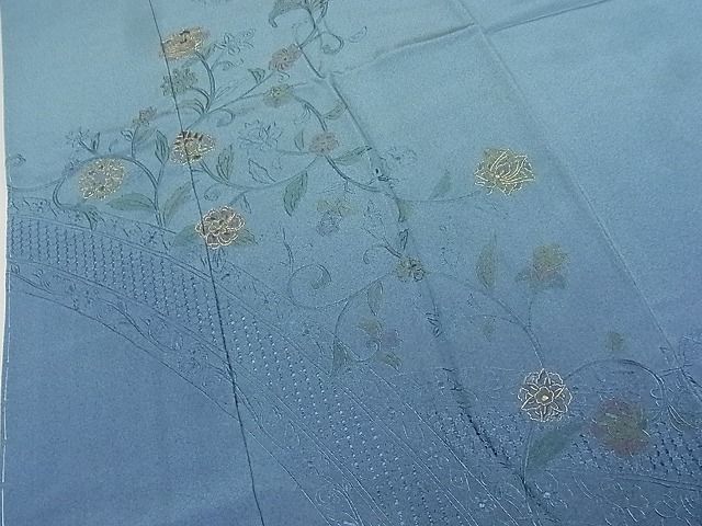 平和屋-こころ店□訪問着 中国三大刺繍 スワトウ刺繍 汕頭刺繍 更紗花