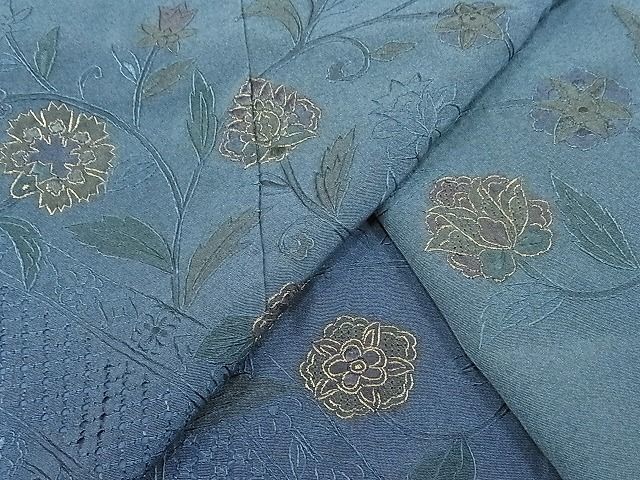 平和屋-こころ店□訪問着 中国三大刺繍 スワトウ刺繍 汕頭刺繍 更紗花