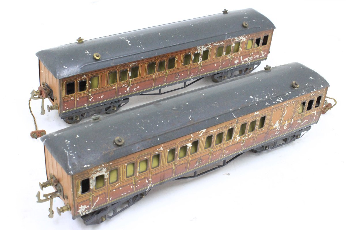 蔵出し品 メーカー不明 メーカー不明 ＊客車 ブリキ製 まとめセット