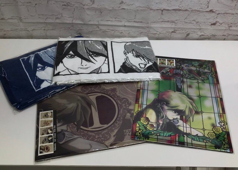 Wさまさま ガンダムカフェ 新機動戦記ガンダムW マフラータオル クリアファイル