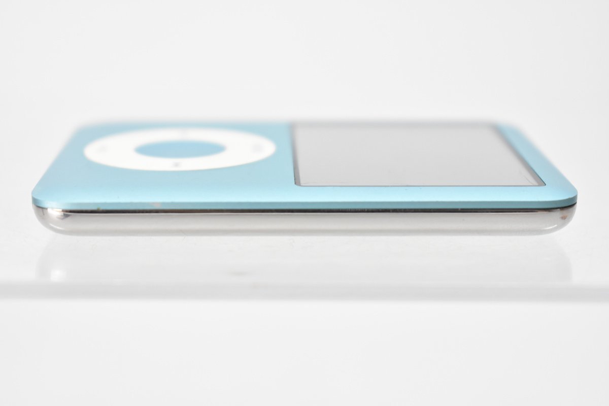 Apple iPod nano 第3世代 8GB ブルー 初期化 通電確認済み A1236 