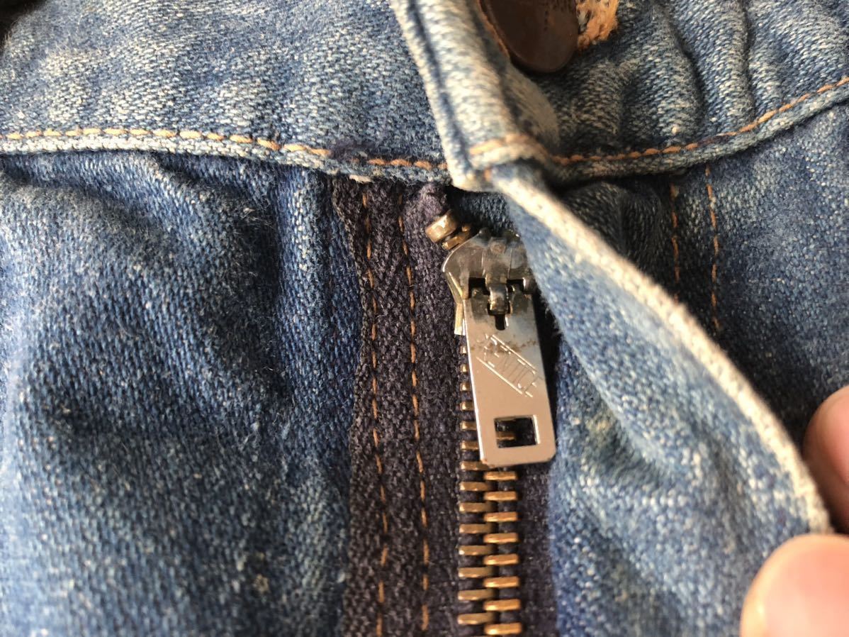 70s Wrangler USA製 フレア デニムパンツ ペンキ w31 ビンテージ 
