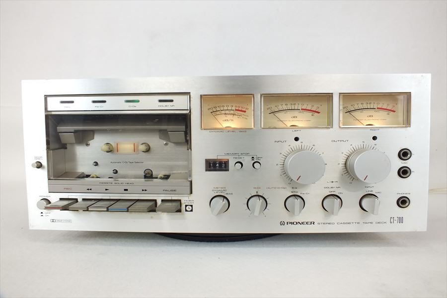 ◇ カセットデッキ Pioneer CT-700 □YFAD00003775 レアパイオニア