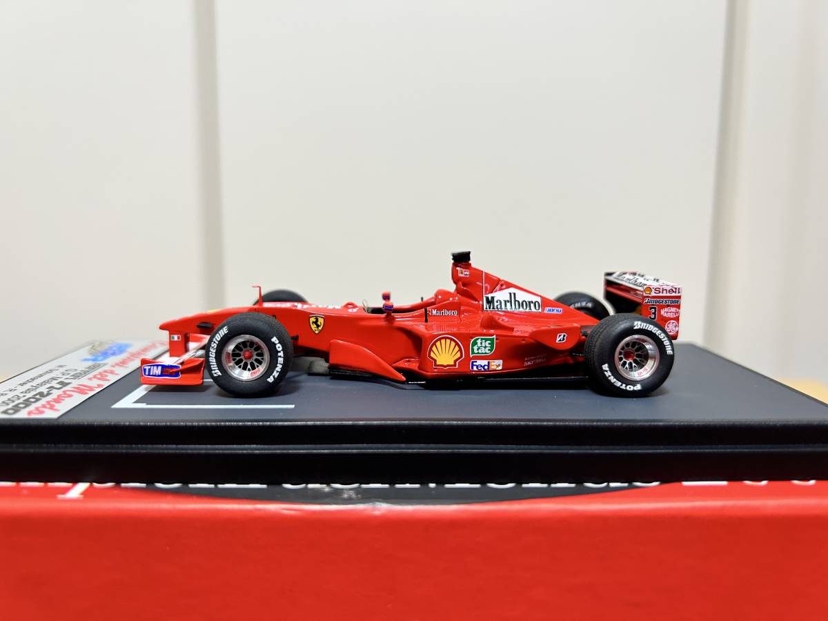 フェラーリ 1⁄43 F1-2000 ワールド F1 限定50台 ミハエル メイクアップ×BBR