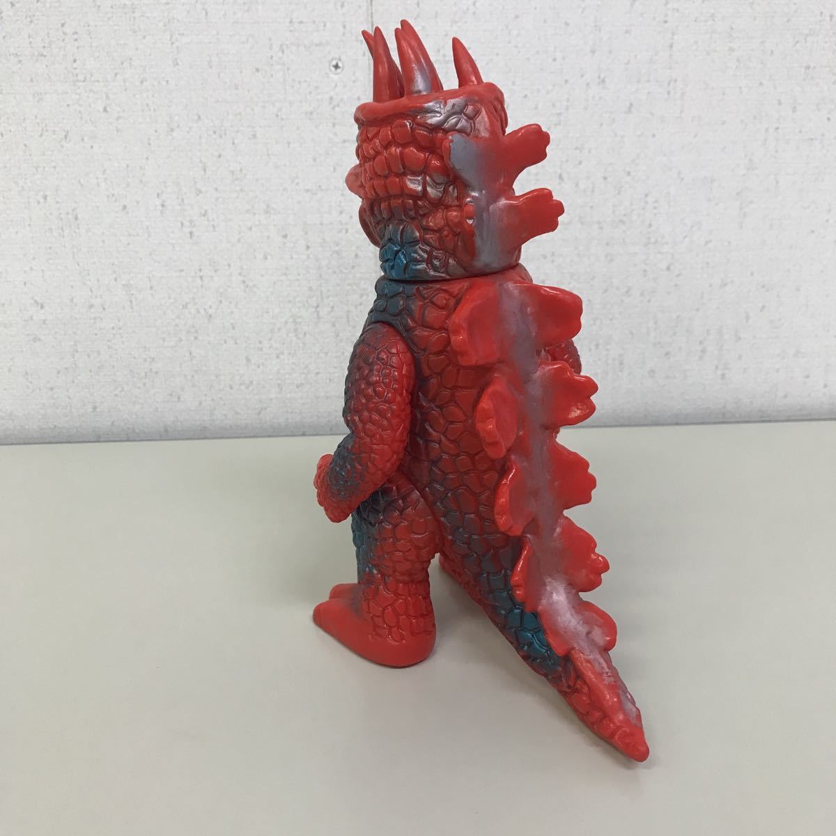 ソフビ メーカー不明 当時物 パチ 火炎怪獣 怪獣 火吹き 六本角 6本角 
