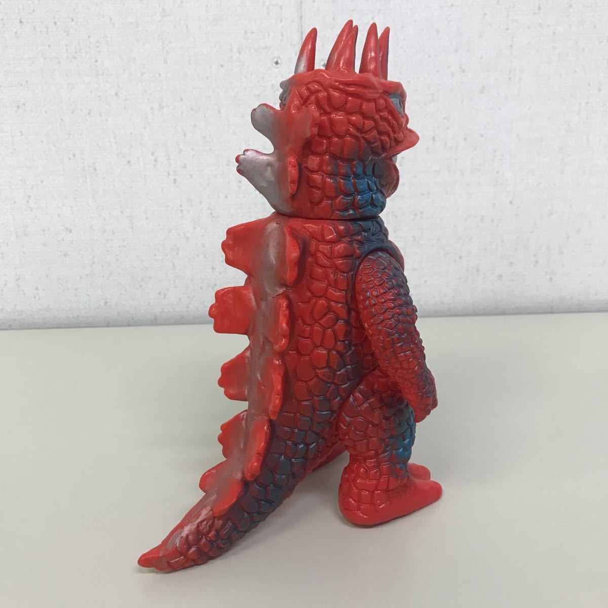 ソフビ 当時物 メーカー不明 火炎怪獣 パチ パチ怪獣 6本角の怪獣 5本 