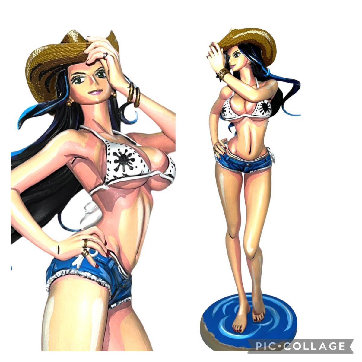 リペイント 二次元彩色 ワンピース ニコ ロビン 二次元塗装 2次元彩色