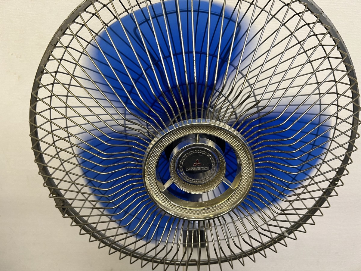 動作確認済み】 三菱扇風機＊お座敷扇＊昭和レトロ＊R35-Y9型＊伸縮性