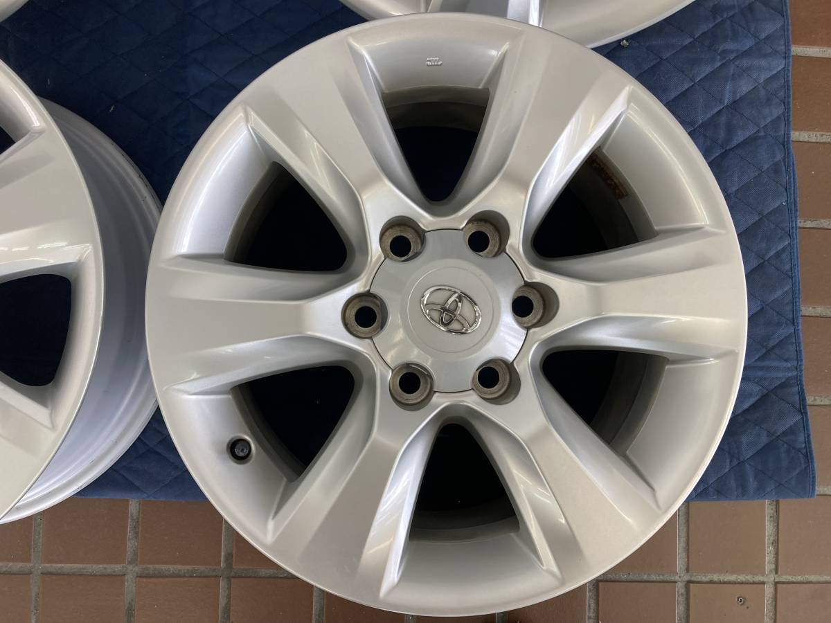 トヨタ ランドクルーザープラド 純正ホイール 中古 4本セット 17インチ