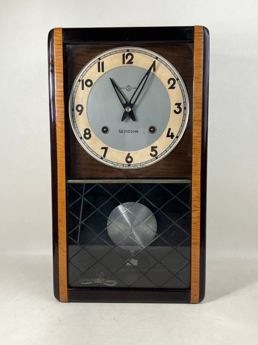 ☆骨董 古民家用品『古時計』柱時計 振り子時計セイコー 専用昭和