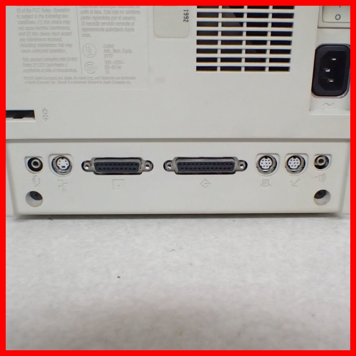 ◇Apple パーソナルコンピュータ Macintosh Classic II M4150 レトロPC