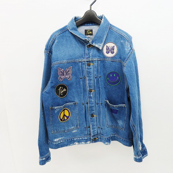 ☆NEEDLES/ニードルス 22SS Assorted Patches Jean Jacket ワッペン 