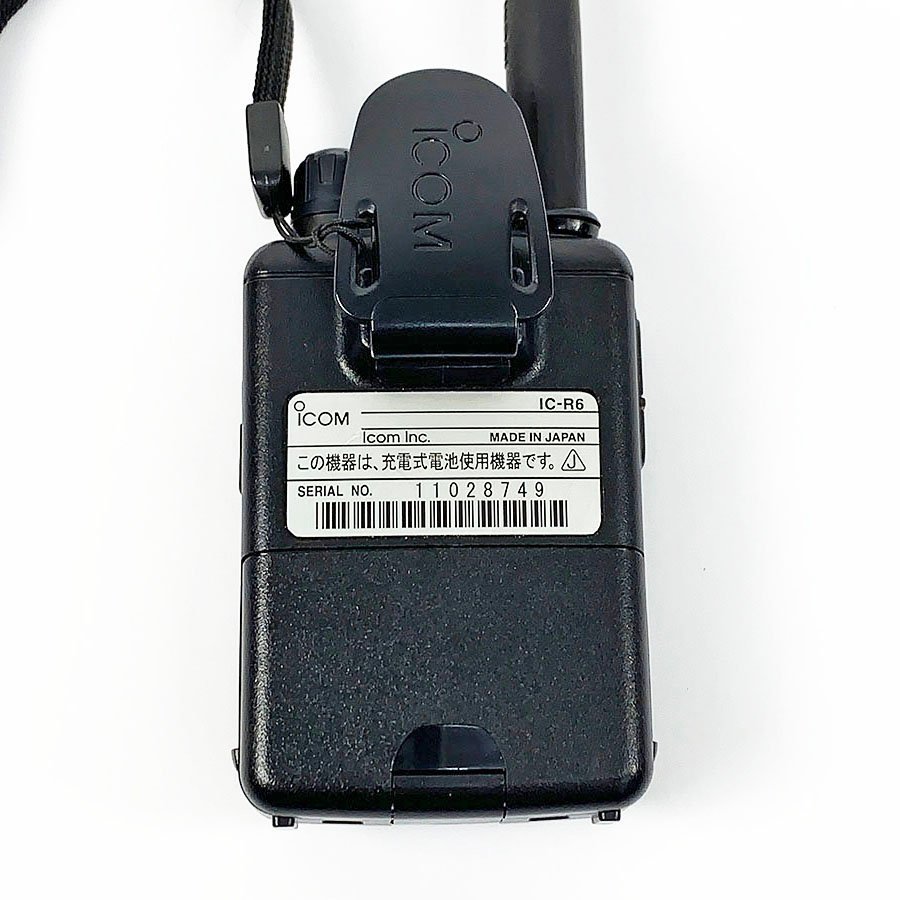 中古】 アイコム 広帯域ハンディレシーバー IC-R6 おまけ付！