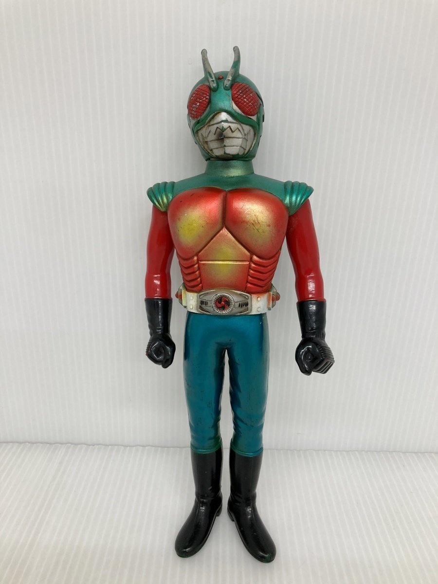 仮面ライダー スカイライダー 面取れ 当時物 ポピー ソフビ 昭和レトロ