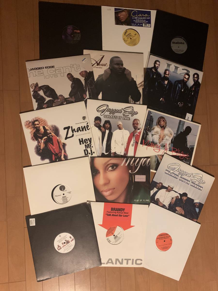 R&B レコードセット15枚 Mya Jagged Edge Avant 112 Zhane Mary J