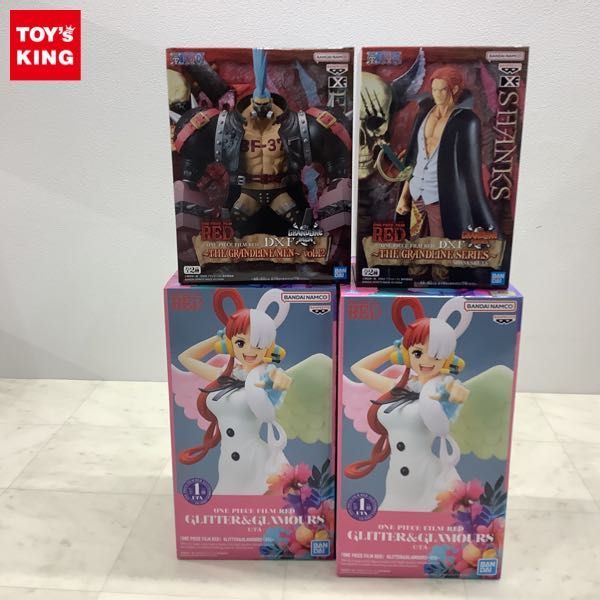 1円〜 未開封 ONE PIECE FILM RED GLITTER & GLAMOURS ウタ、DXF THE GRANDLINE SERIES シャンクス 他