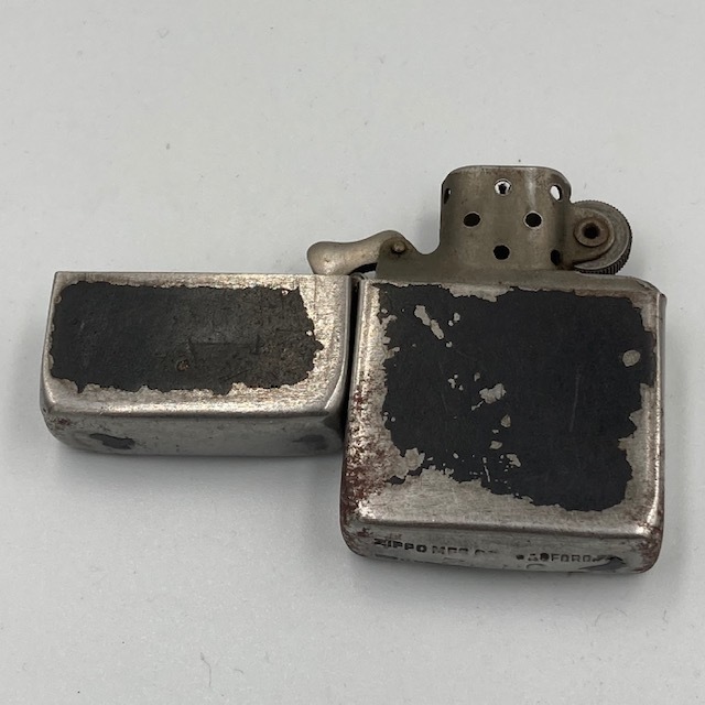得価，限定SALE ジッポー ZIPPO 1943年 1945年 ブラッククラックル 3バレル 水平歯(Zippo)｜売買されたオークション情報、yahooの商品情報をアーカイブ公開 - オークファン Zippo