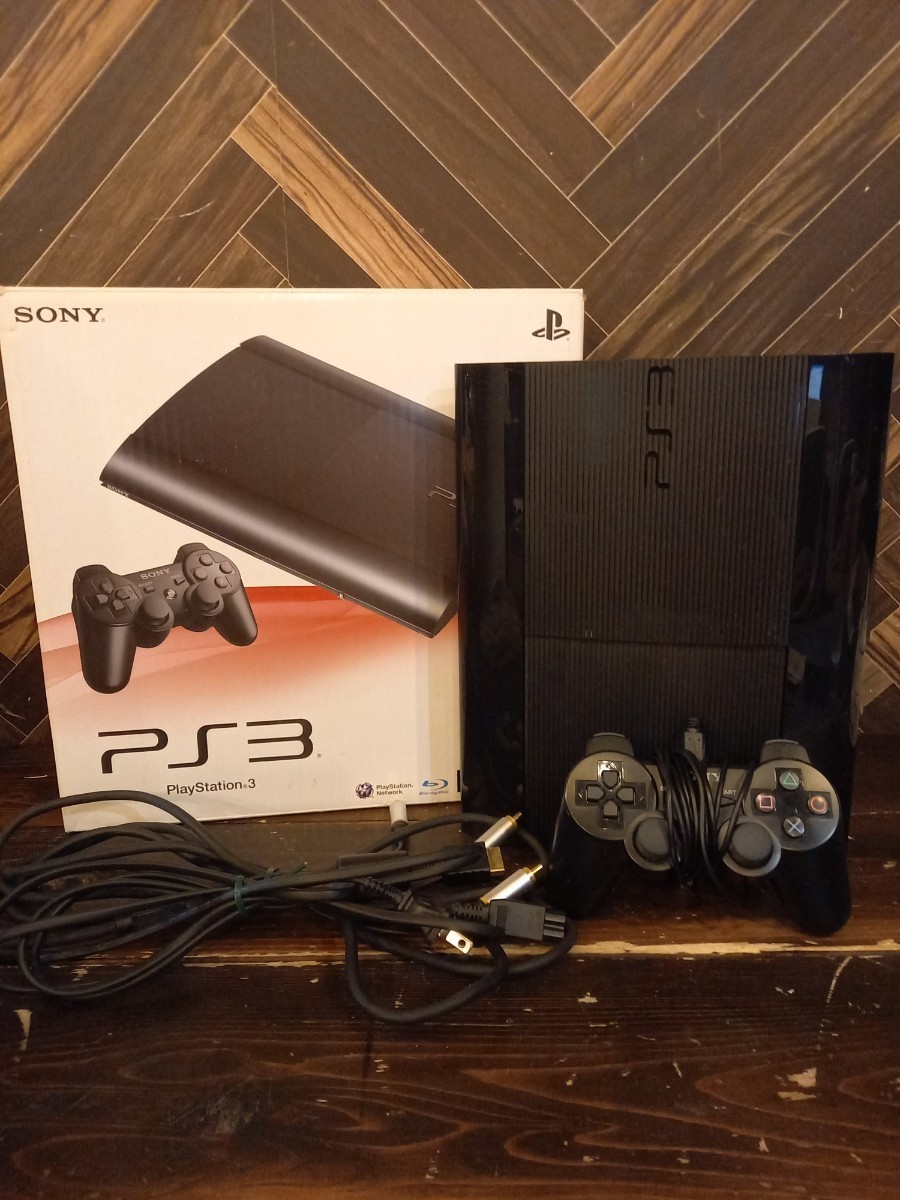 J1180 PlayStation3 CECH-4000B PS3 プレステ3 プレステ 箱あり 250GB SONY プレイステーション3 発送ヤマト　80サイズ 札幌