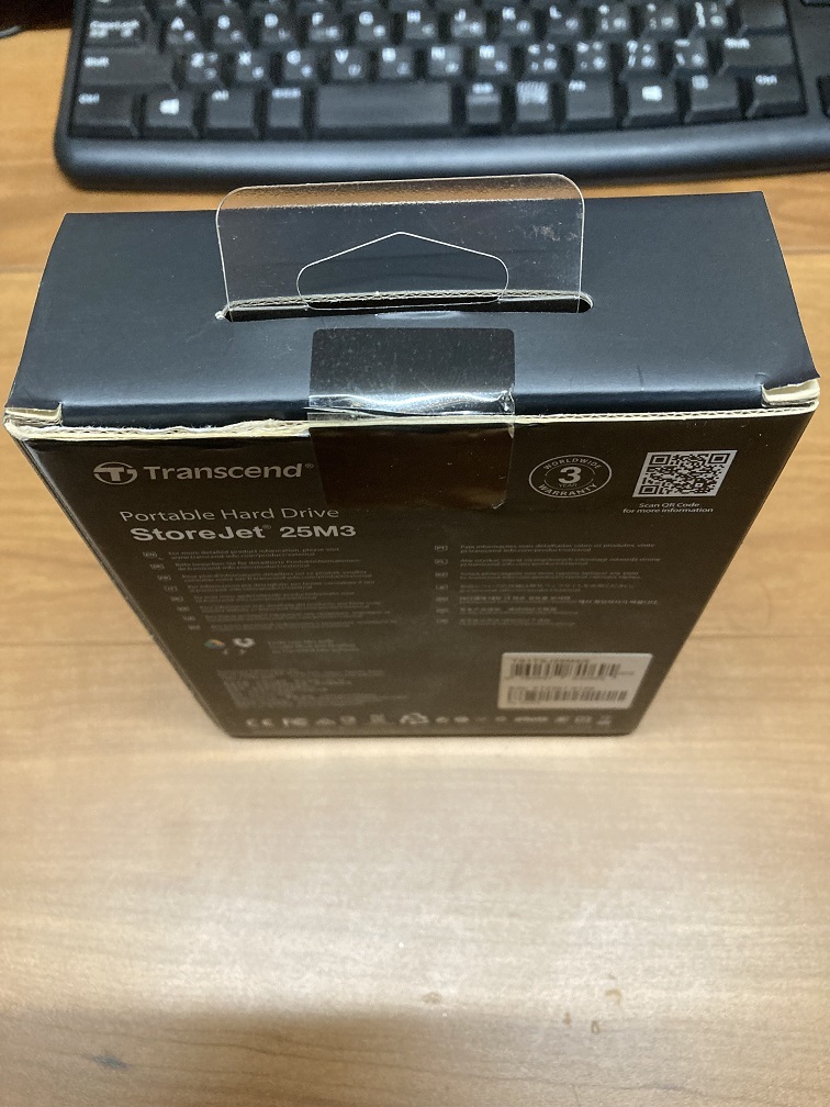 [未使用]ポータブルHDD 1TB　Transcend _2