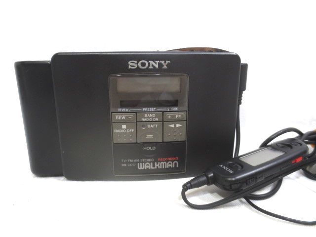 ☆SONY WM-GX707 ラジオカセットレコーダー WALKMAN TV/FM/AM ソニー