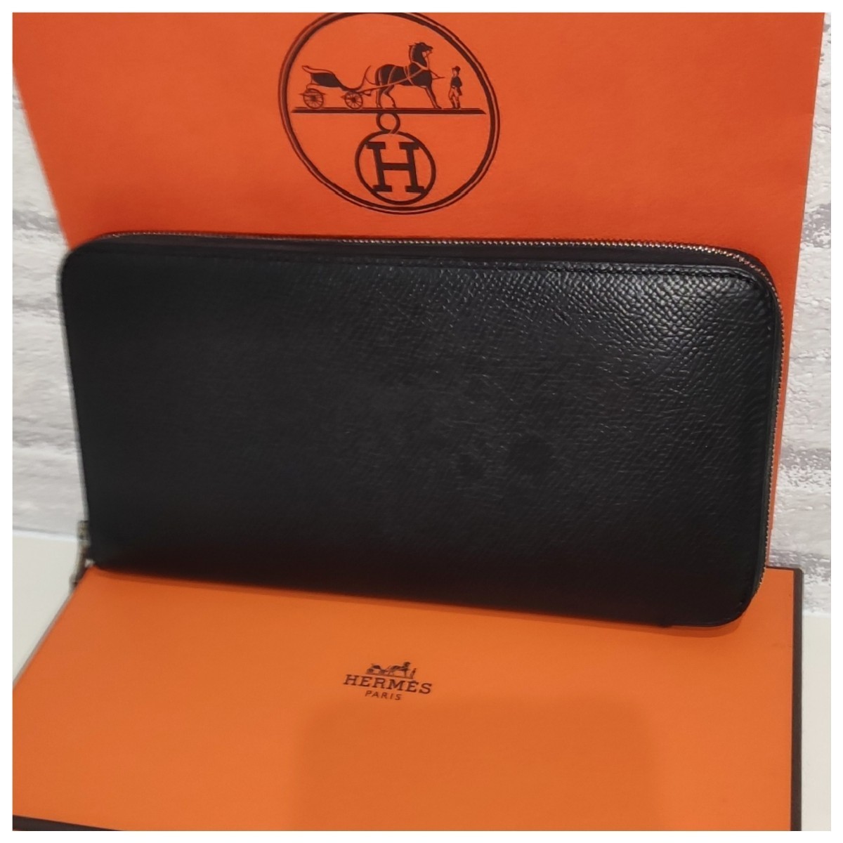 HERMES エルメス アザップシルクイン A刻印 2017年 皮プル