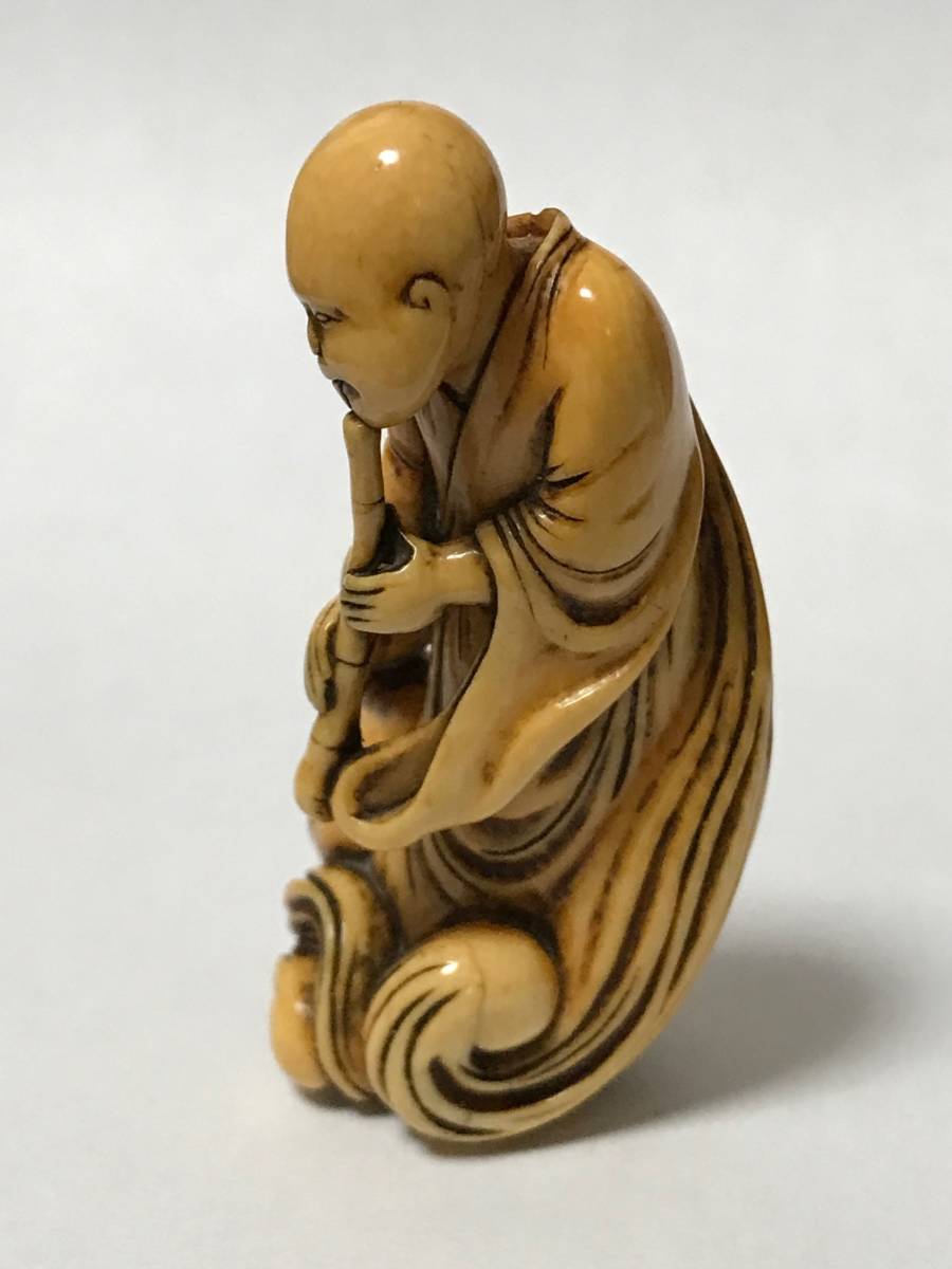 江戸時代 根付 狐 法師 【公式通販】