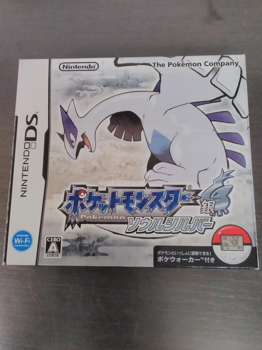 Nintendo DS ポケットモンスター ソウルシルバー 銀 ルギア pokemon ポケモン 任天堂 ポケウォーカー欠品　 ポケットモンスター ソウルシルバー ニンテンドーDS