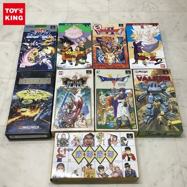 1円〜 SFC スーパーファミコン ソフト ドラゴンボールZ 超武闘伝2 ドラゴンクエストVI 幻の大地 他