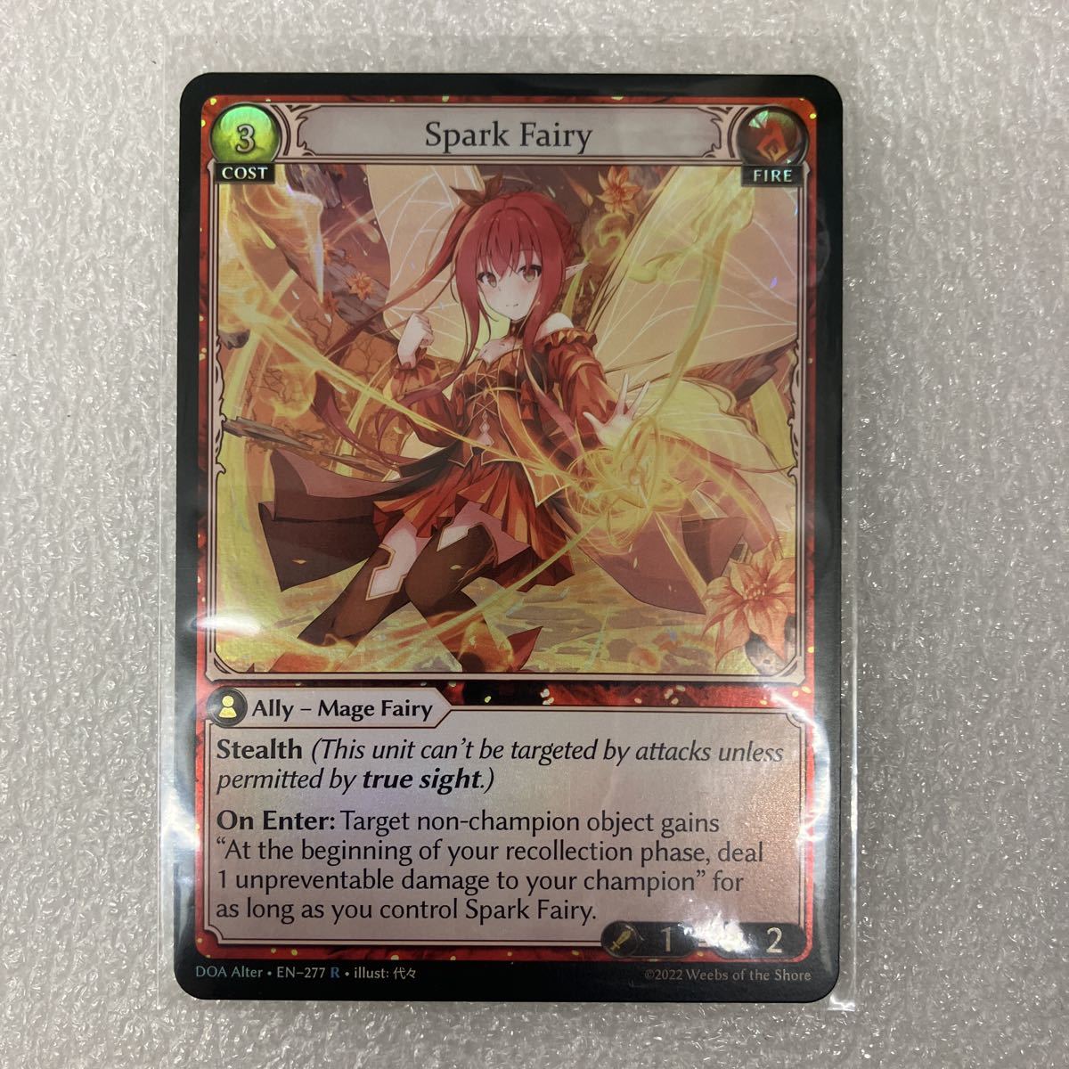 Grand Archive TCG DOA Spark Fairy Foil Alter of Archive Grand