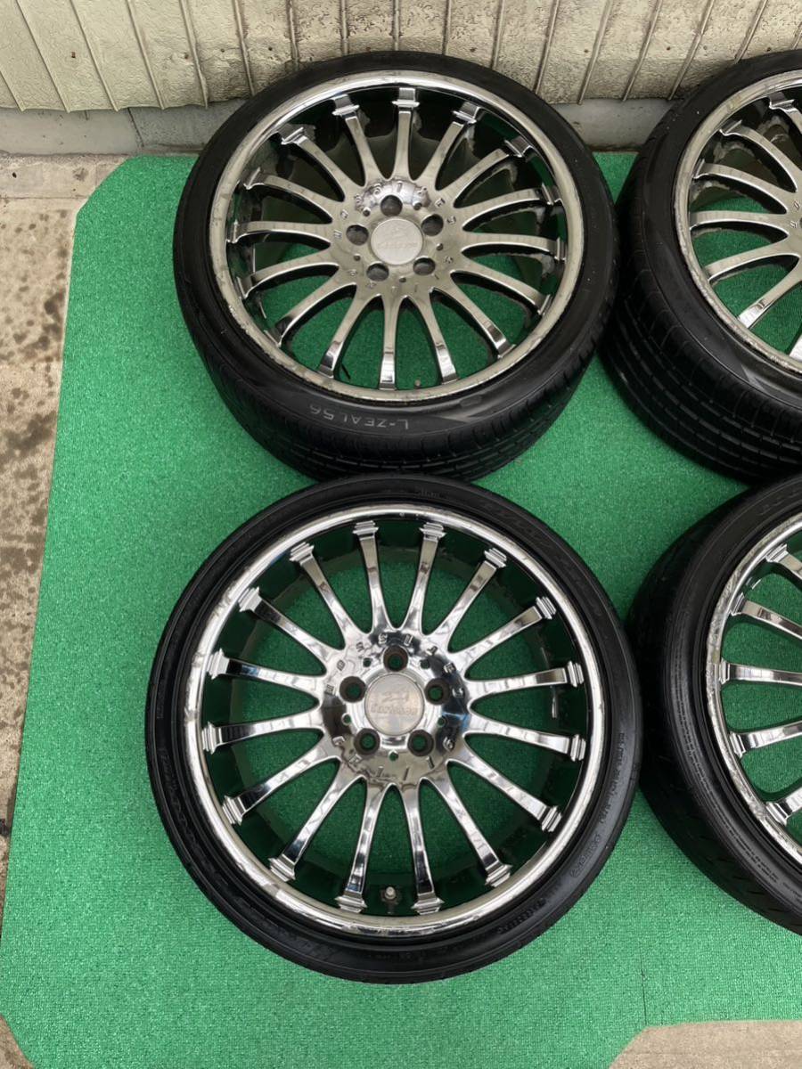 Carlsson カールソンCR1/16 19インチタイヤ ホイール4本 8.5J+40/10J+ 