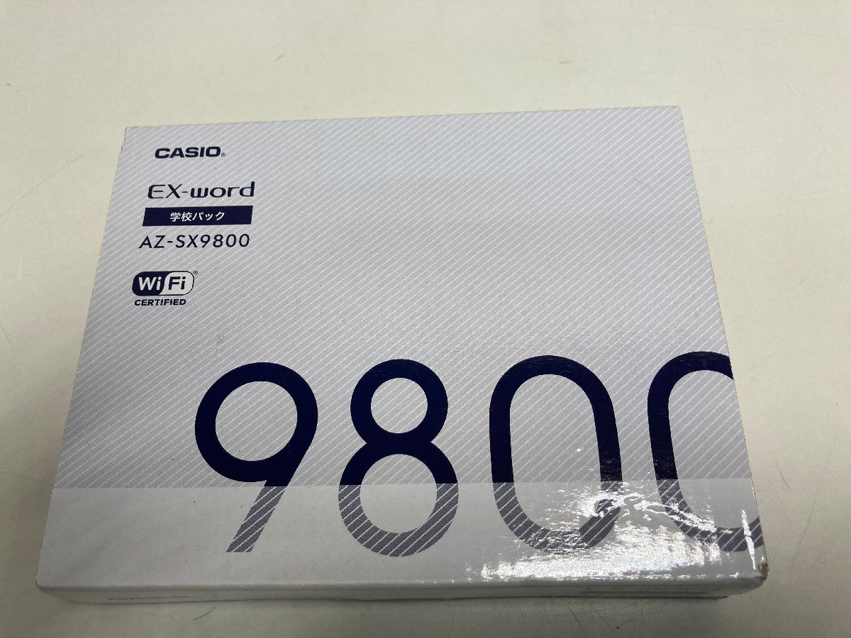 ☆31-2608】□未使用□ CASIO EX-word AZ-SX9800 電子 辞書 語学 