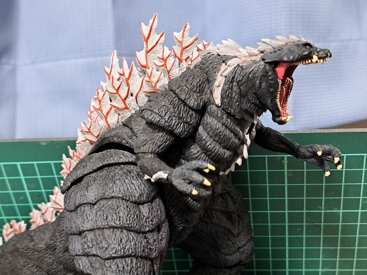 ジャンク品 モンスターアーツ ゴジラウルティマ本体のみ 交換頭部あり 