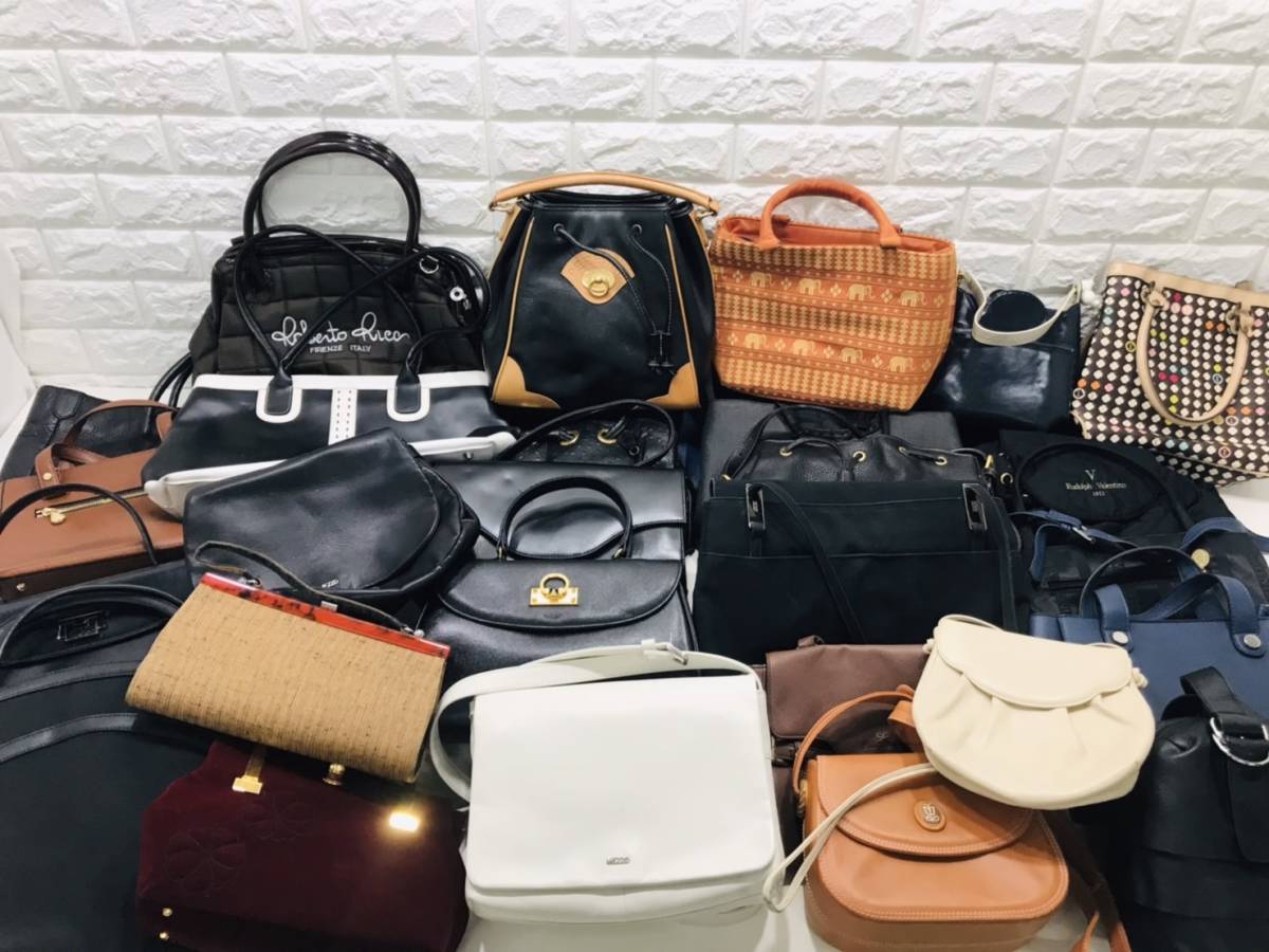 u84★婦人 レディース lady's かばん 鞄 ハンドバック トートバック ショルダー クラッチバッグ 等 バック 大量まとめてセット現状品